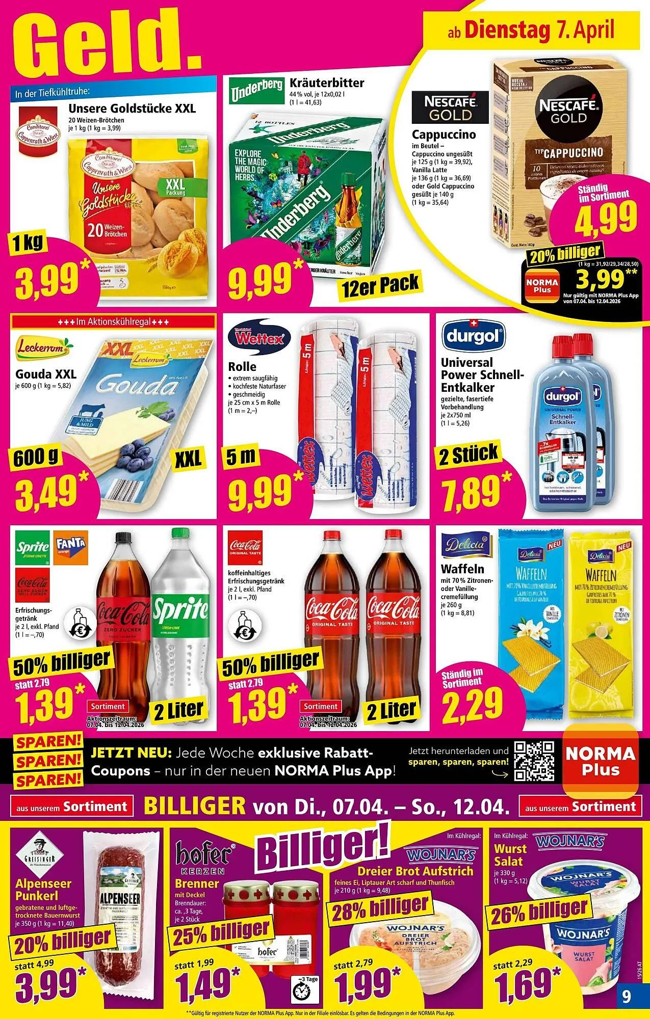 Norma Prospekt von 7. April bis 12. April 2026 - Flugblätt seite 9