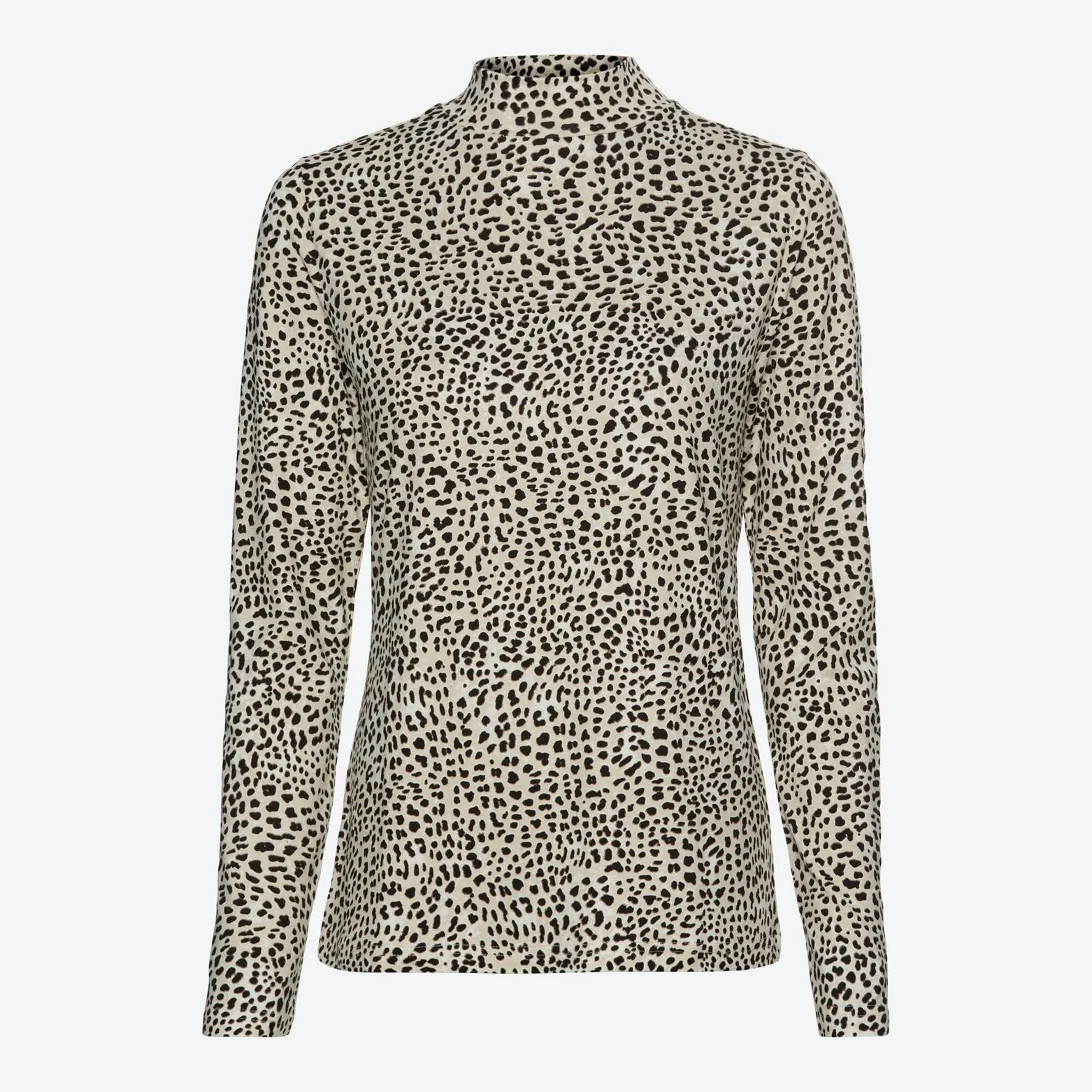 Damen-Langarmshirt mit Stehkragen