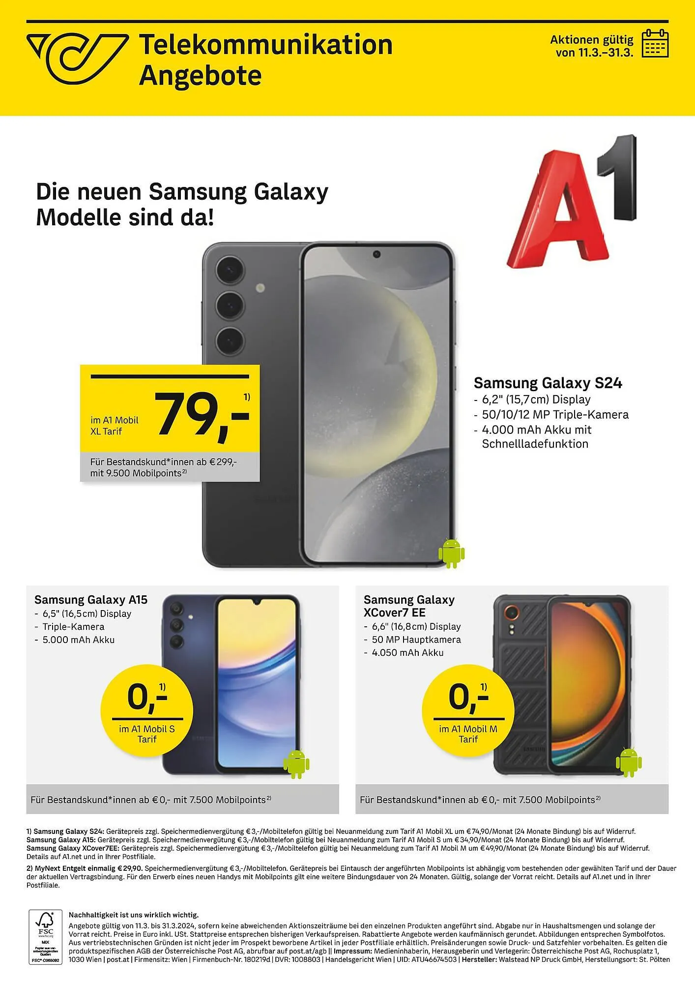 Post Flugblatt von 11. März bis 31. März 2024 - Flugblätt seite  8