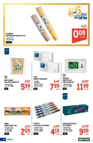 METRO Flugblatt -Profi von 19. März bis 1. April 2026 - Flugblätt seite 58