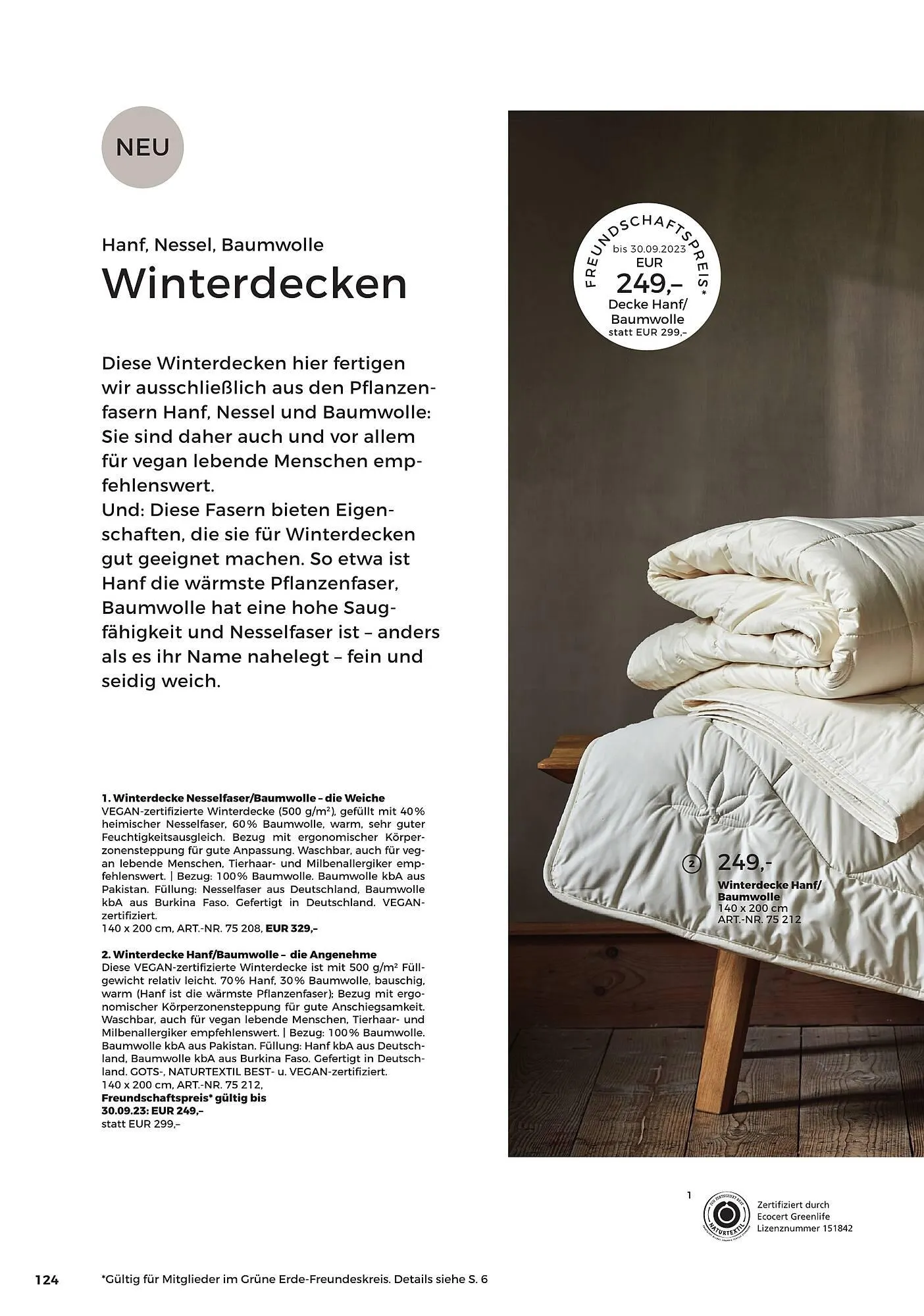 Grüne Erde Flugblatt von 27. September bis 28. Dezember 2024 - Flugblätt seite  122