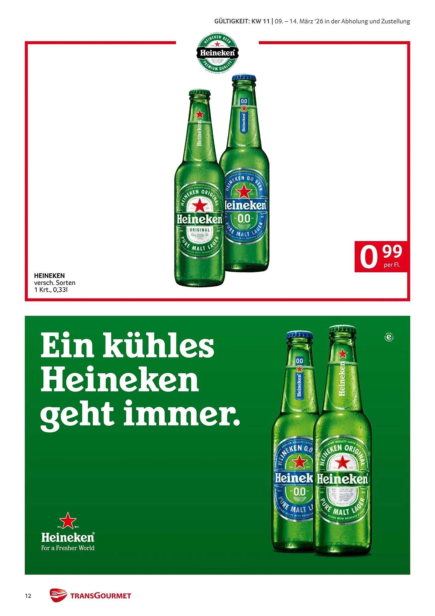 Transgourmet Flugblatt von 9. März bis 15. März 2026 - Flugblätt seite 12