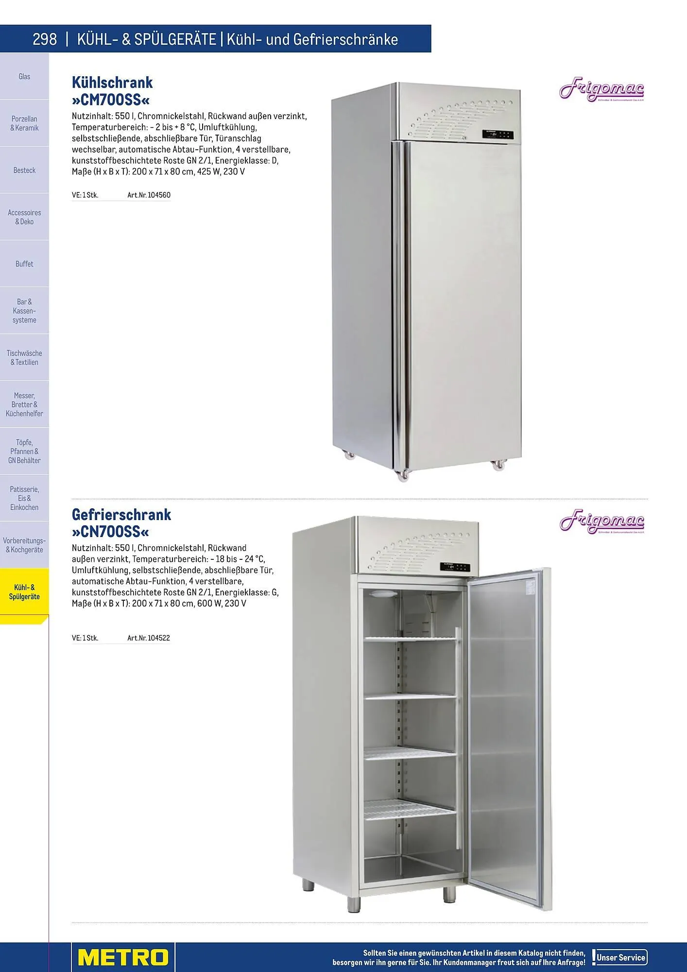 Metro Flugblatt von 25. März bis 31. Dezember 2026 - Flugblätt seite  298