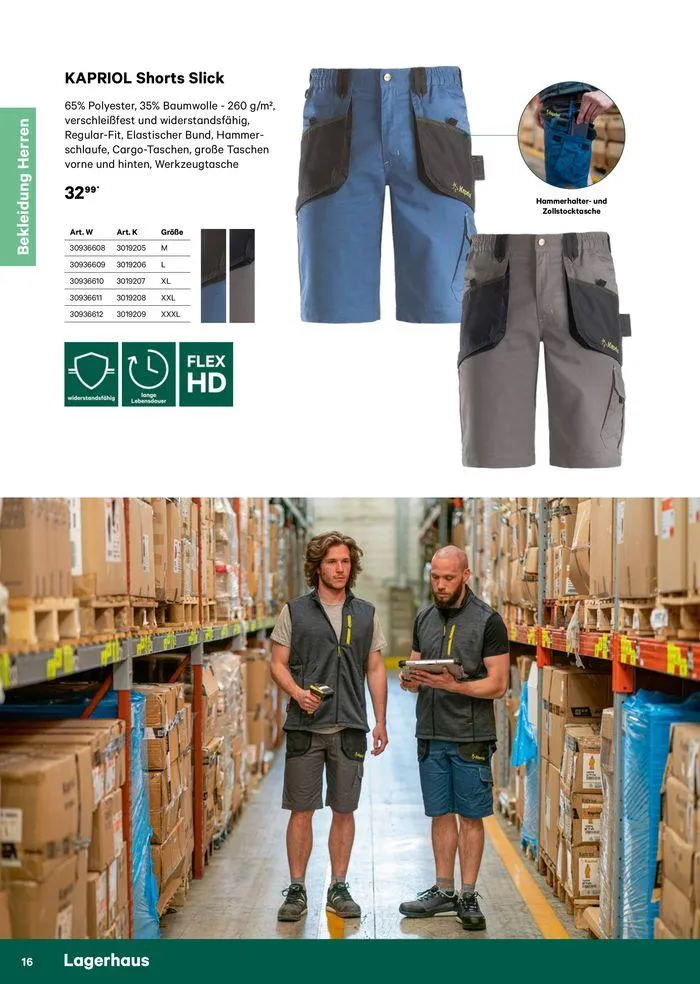 Katalog Bekleidung 2024 von 17. Mai bis 26. Mai 2024 - Flugblätt seite  16