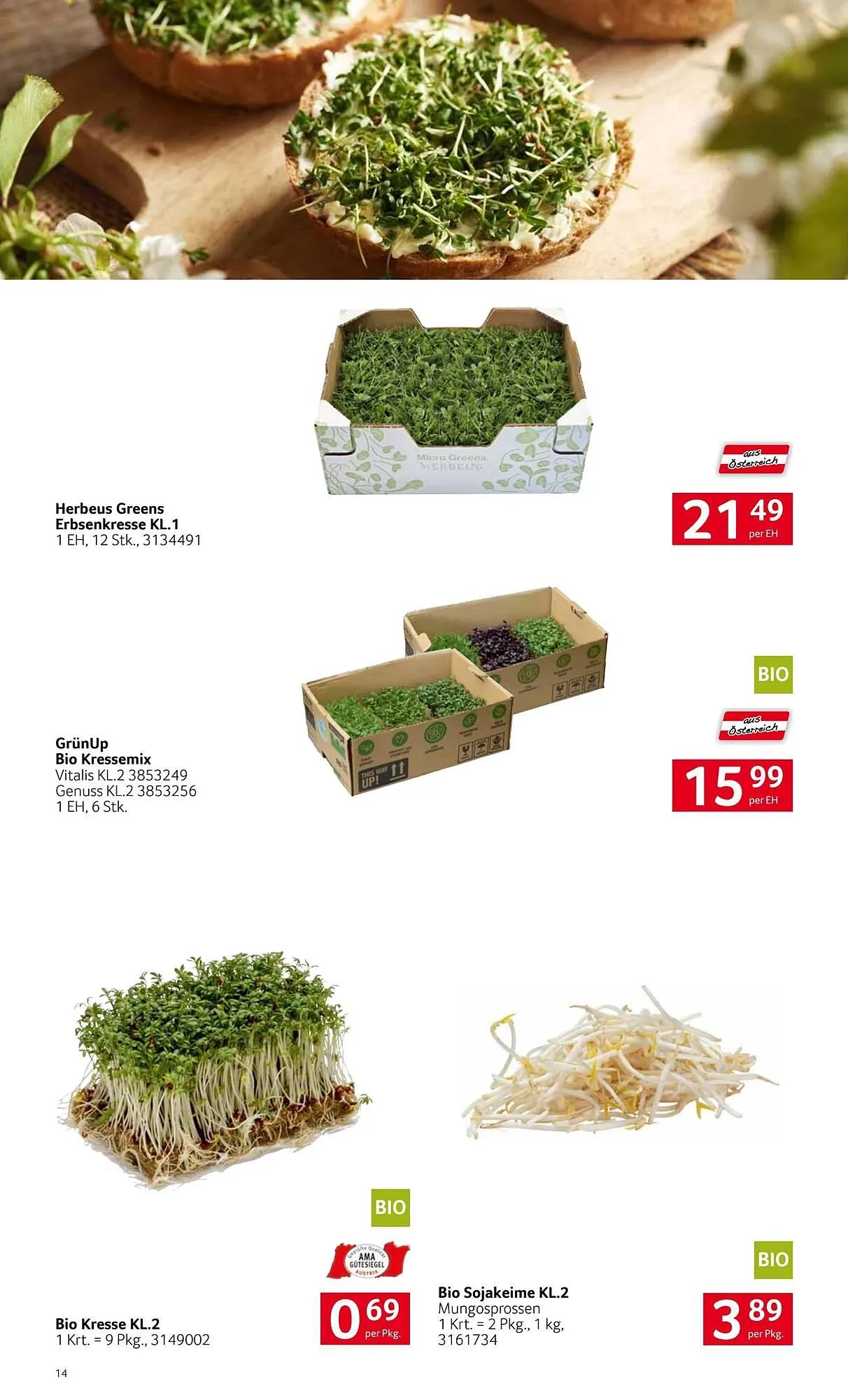 Transgourmet Flugblatt von 26. Jänner bis 22. Februar 2026 - Flugblätt seite  14