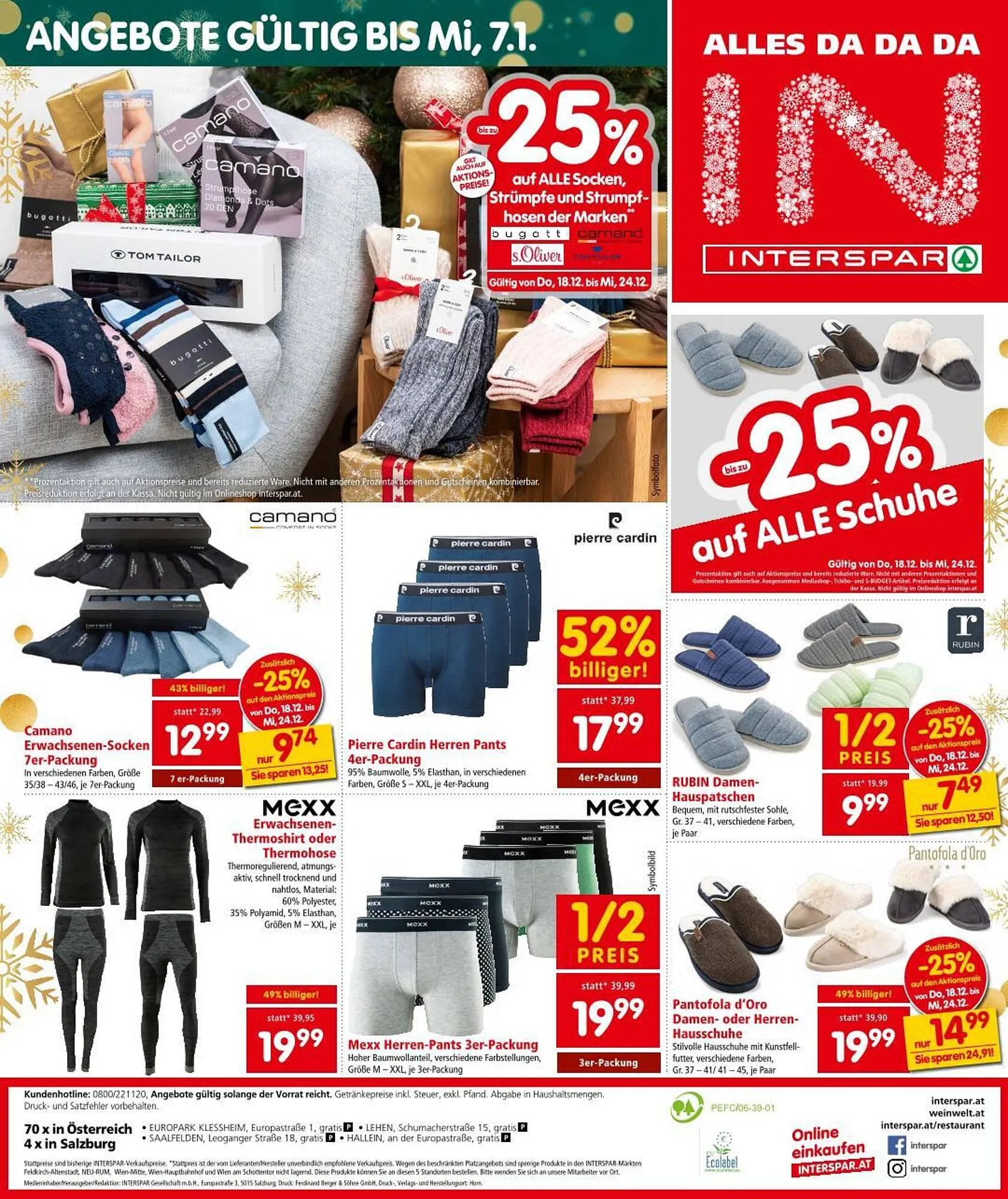Interspar Flugblatt von 18. Dezember bis 31. Dezember 2025 - Flugblätt seite  24