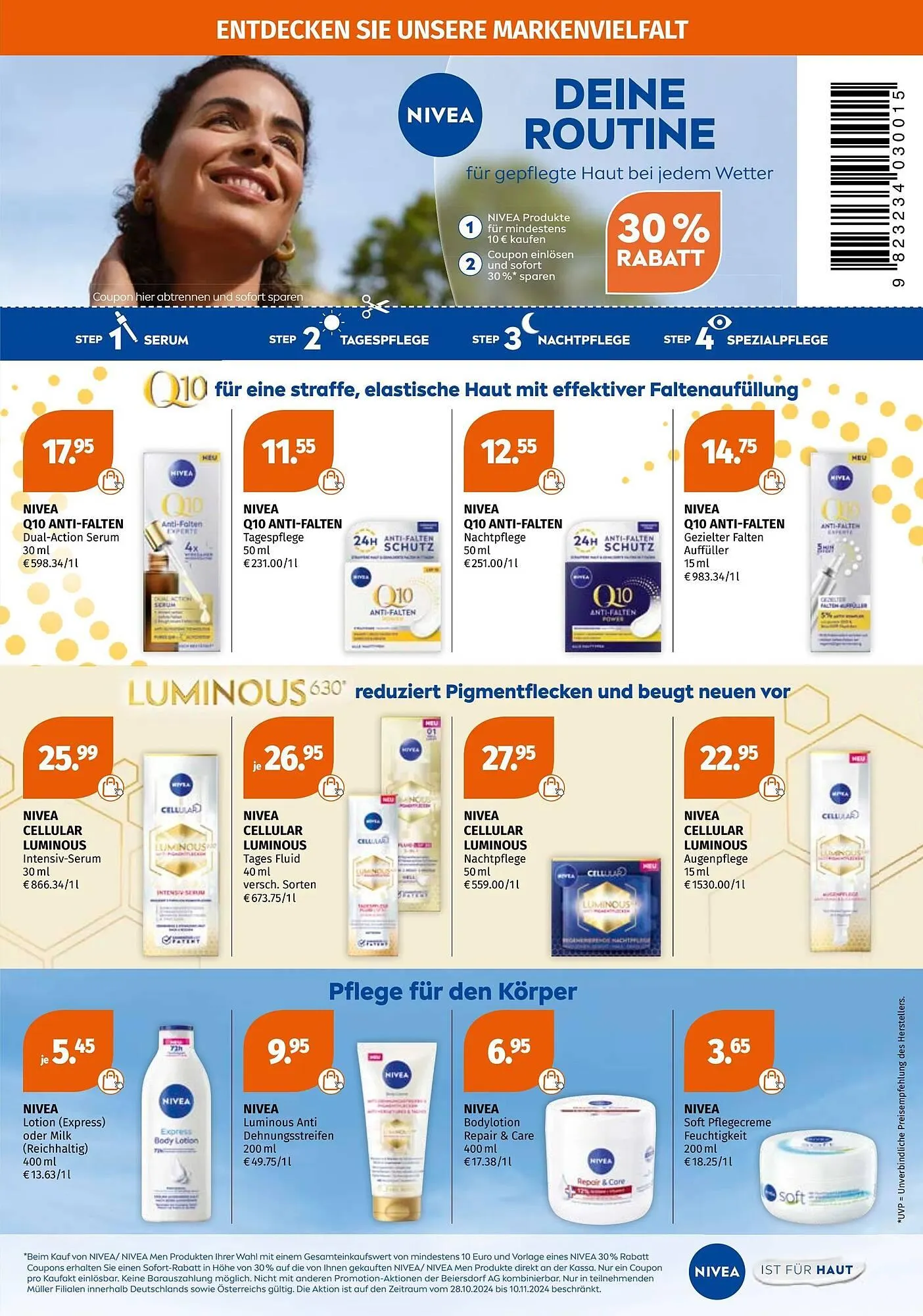 Müller Flugblatt von 28. Oktober bis 3. November 2024 - Flugblätt seite 5