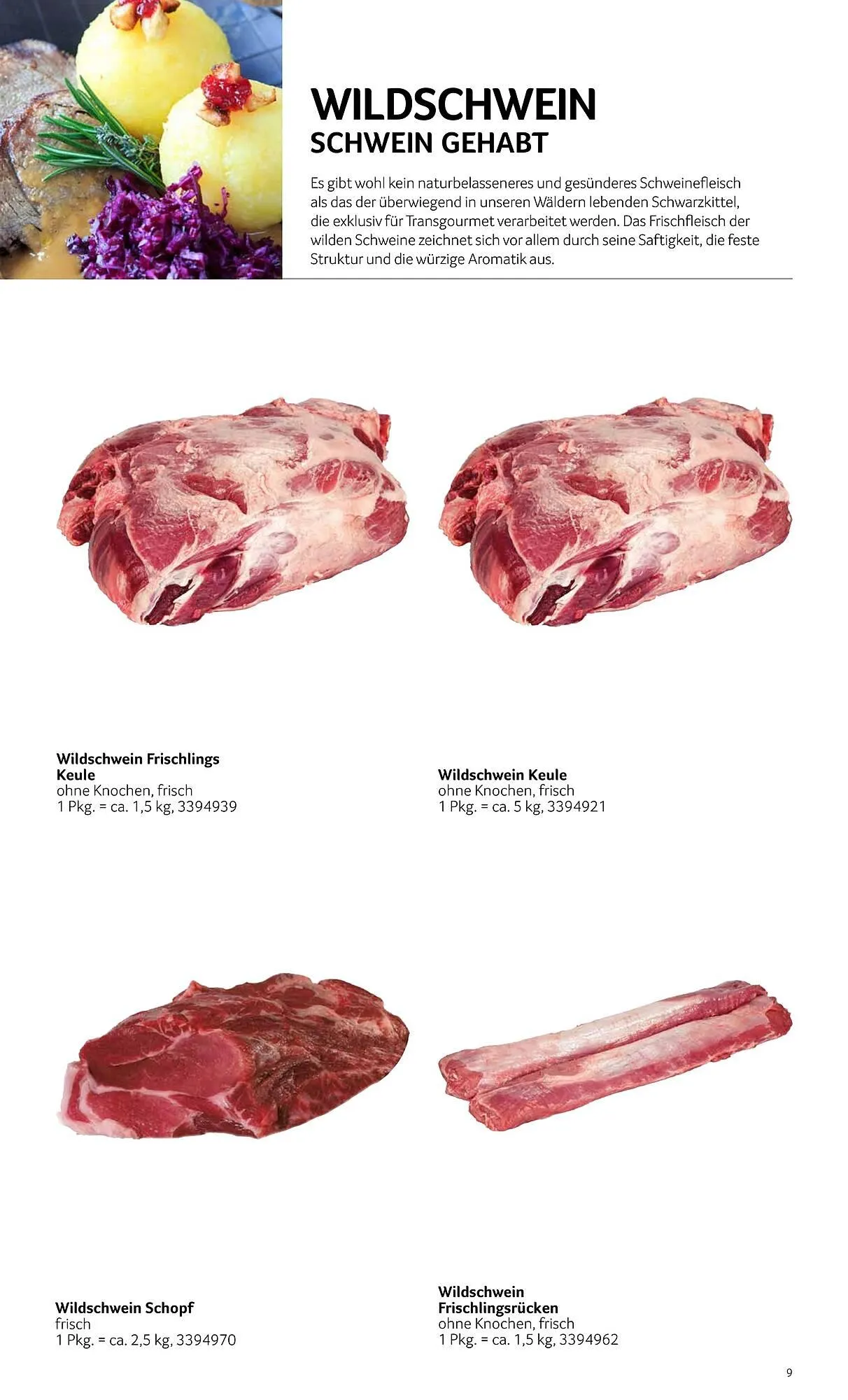 Transgourmet Flugblatt von 1. September bis 27. Dezember 2025 - Flugblätt seite  9