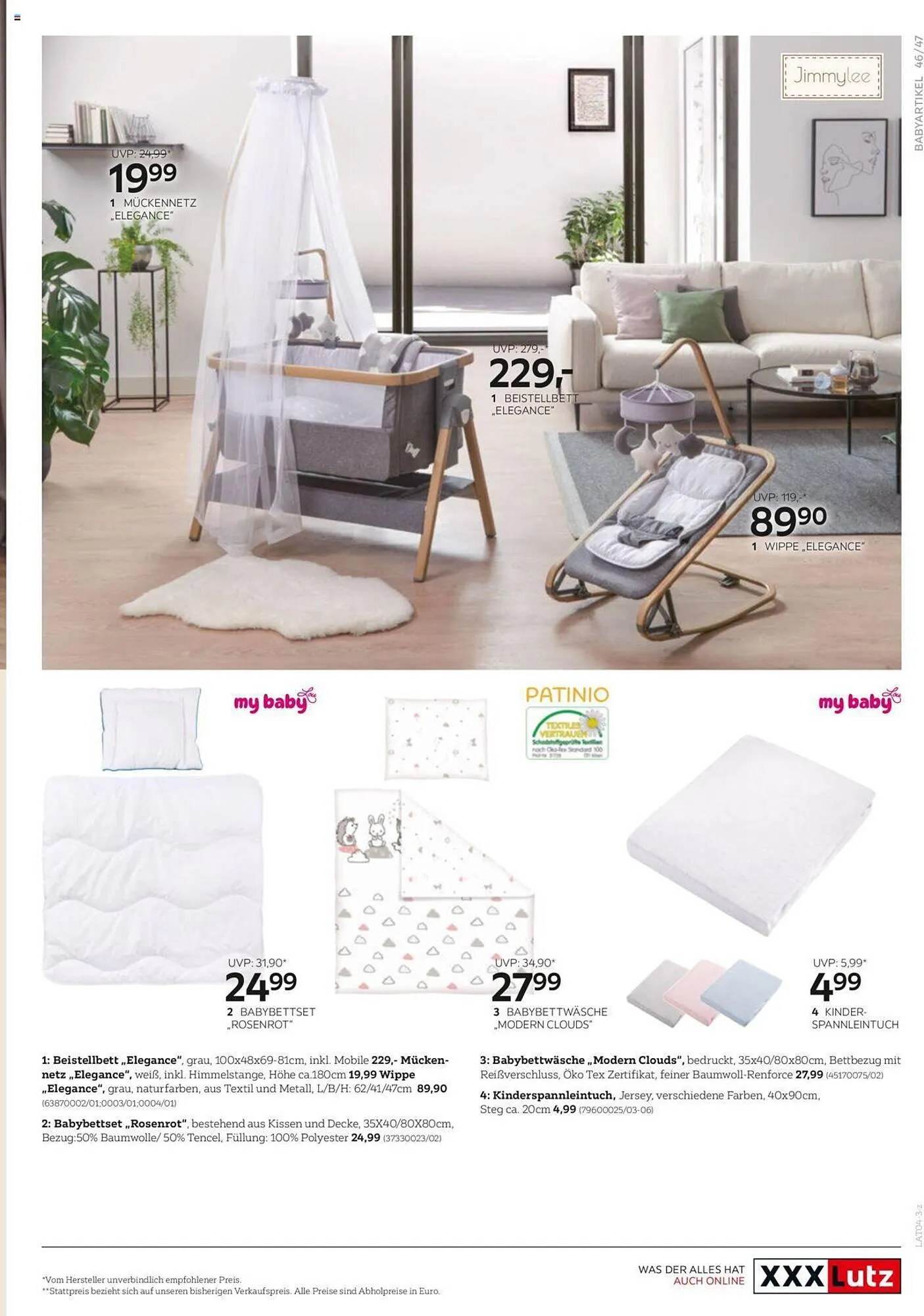 XXXLutz Flugblatt von 18. April bis 31. Dezember 2023 - Flugblätt seite  47