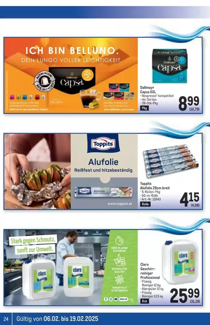 Sonderangebote für Sie von 6. Februar bis 19. Februar 2025 - Flugblätt seite  24