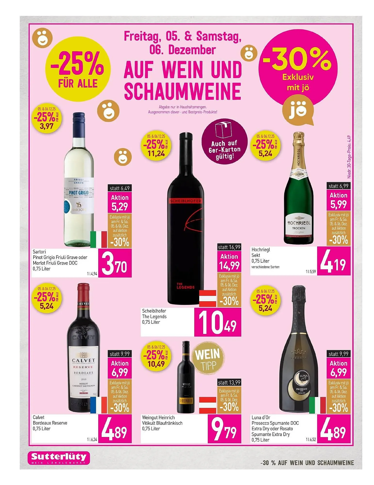 Sutterlüty Flugblatt von 4. Dezember bis 10. Dezember 2025 - Flugblätt seite  14