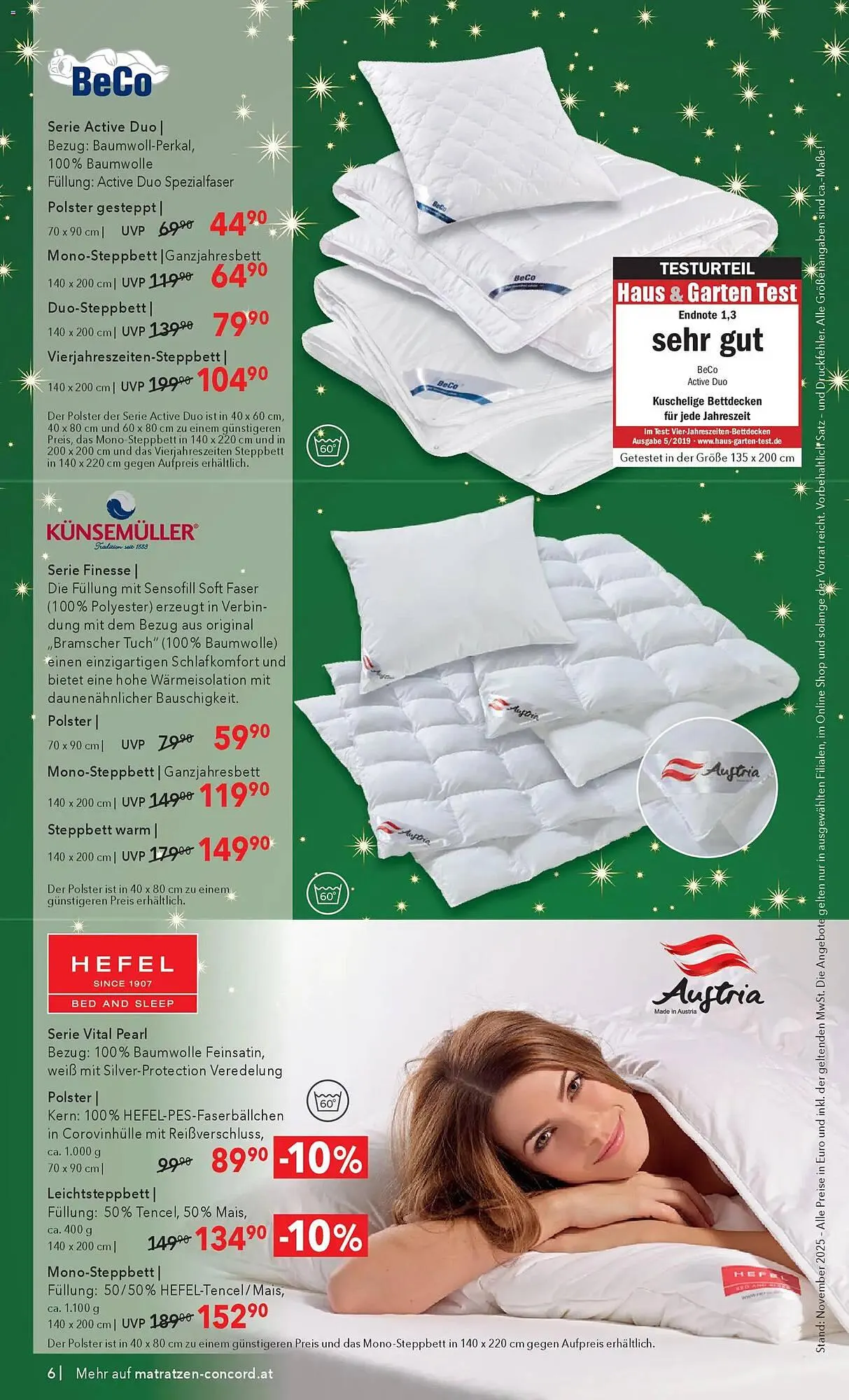 Matratzen Concord Prospekt von 26. November bis 26. Dezember 2025 - Flugblätt seite  6