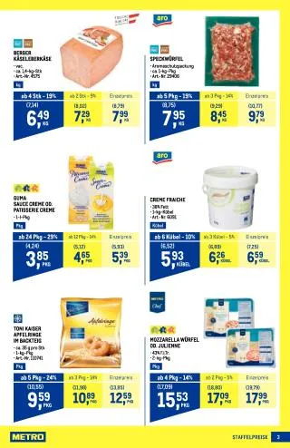 METRO Flugblatt Food - Metro Profi von 3. September bis 16. September 2026 - Flugblätt seite  3