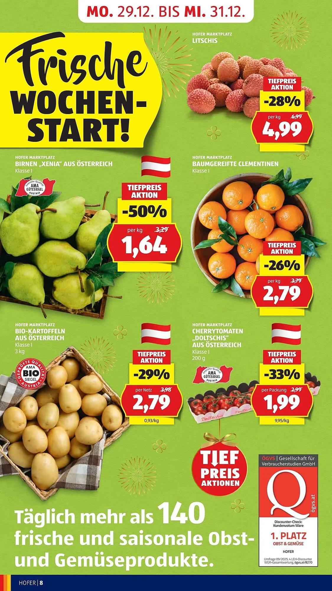 Hofer Flugblatt von 22. Dezember bis 31. Dezember 2025 - Flugblätt seite  10