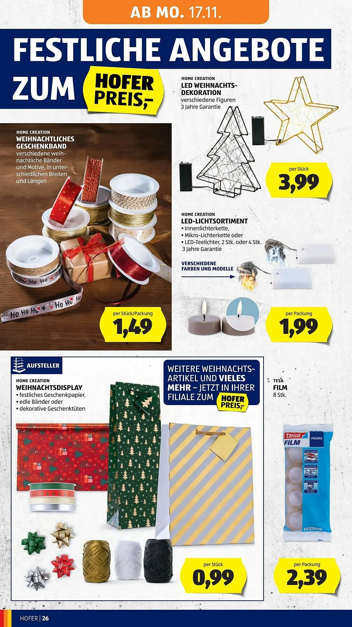 Hofer Flugblatt von 14. November bis 20. November 2025 - Flugblätt seite  30