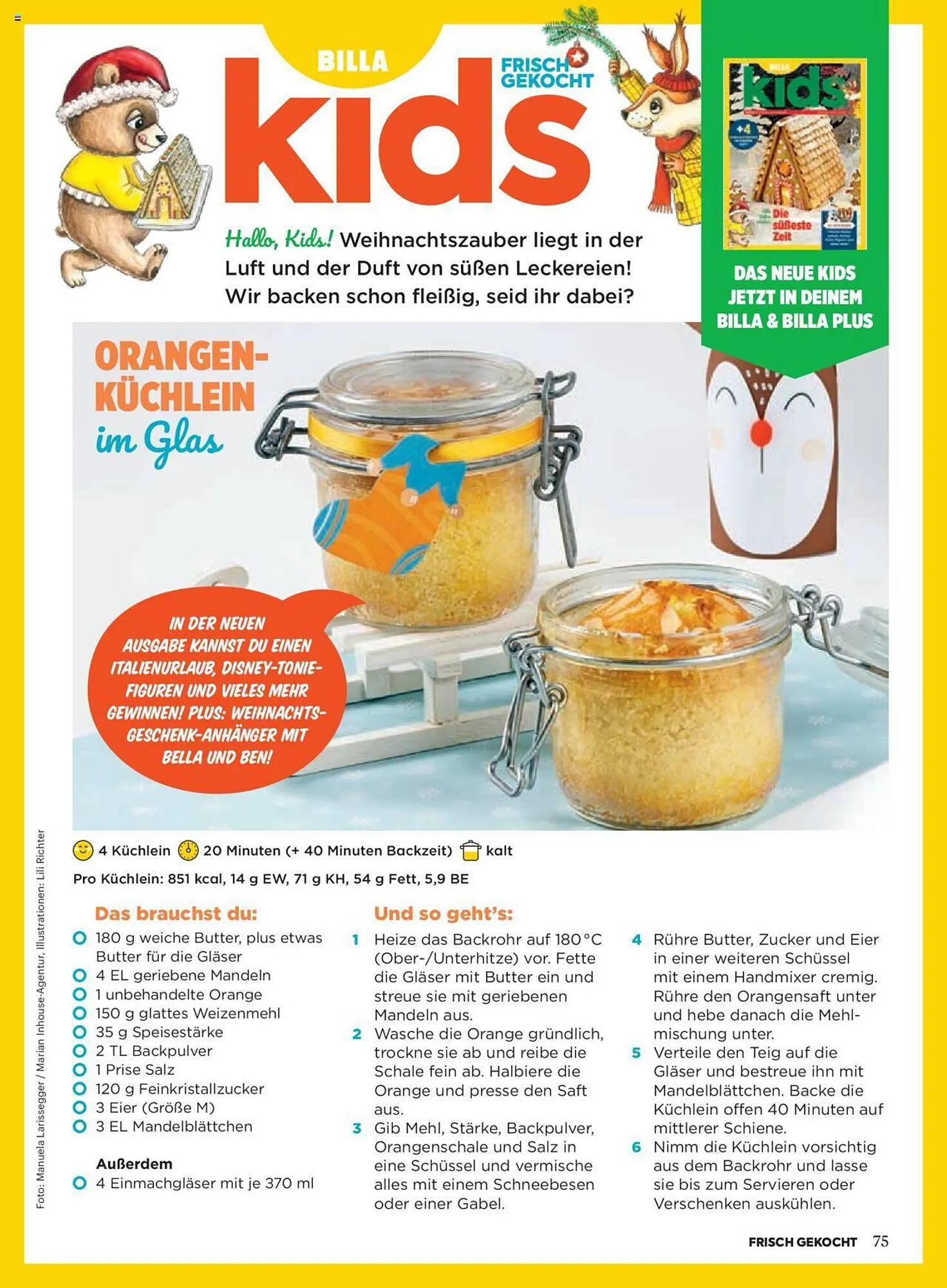 Billa Flugblatt von 1. Dezember bis 31. Dezember 2023 - Flugblätt seite  75