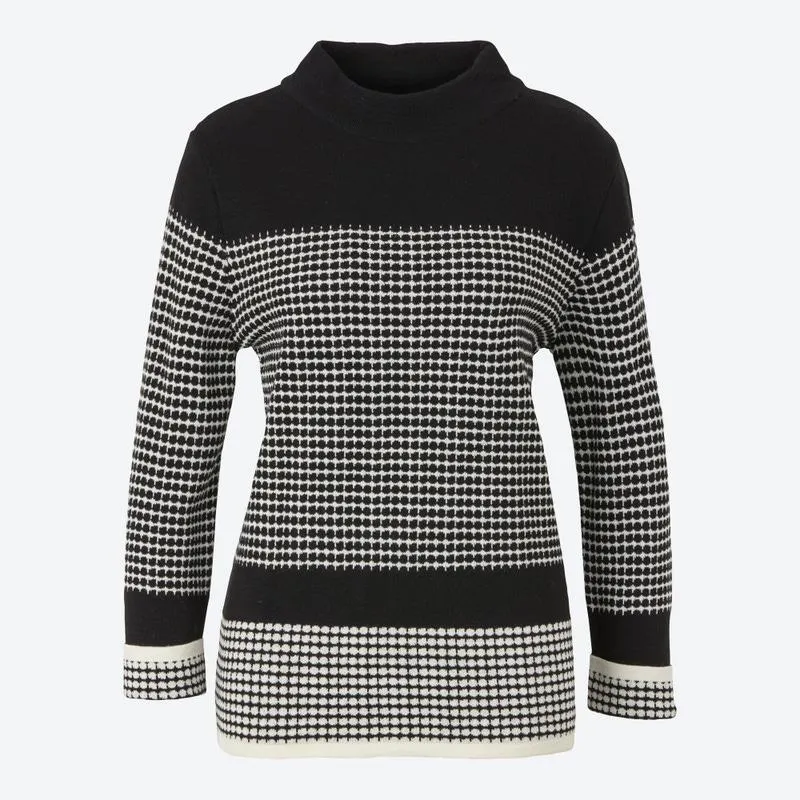 Damen-Pullover mit Umschlag