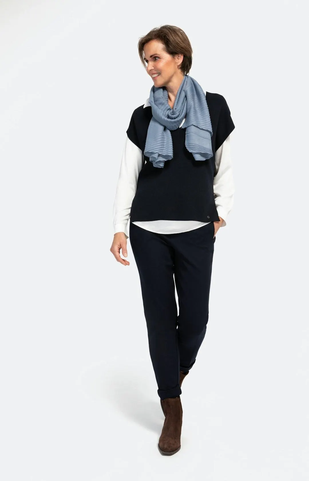 Pullunder mit feiner Struktur