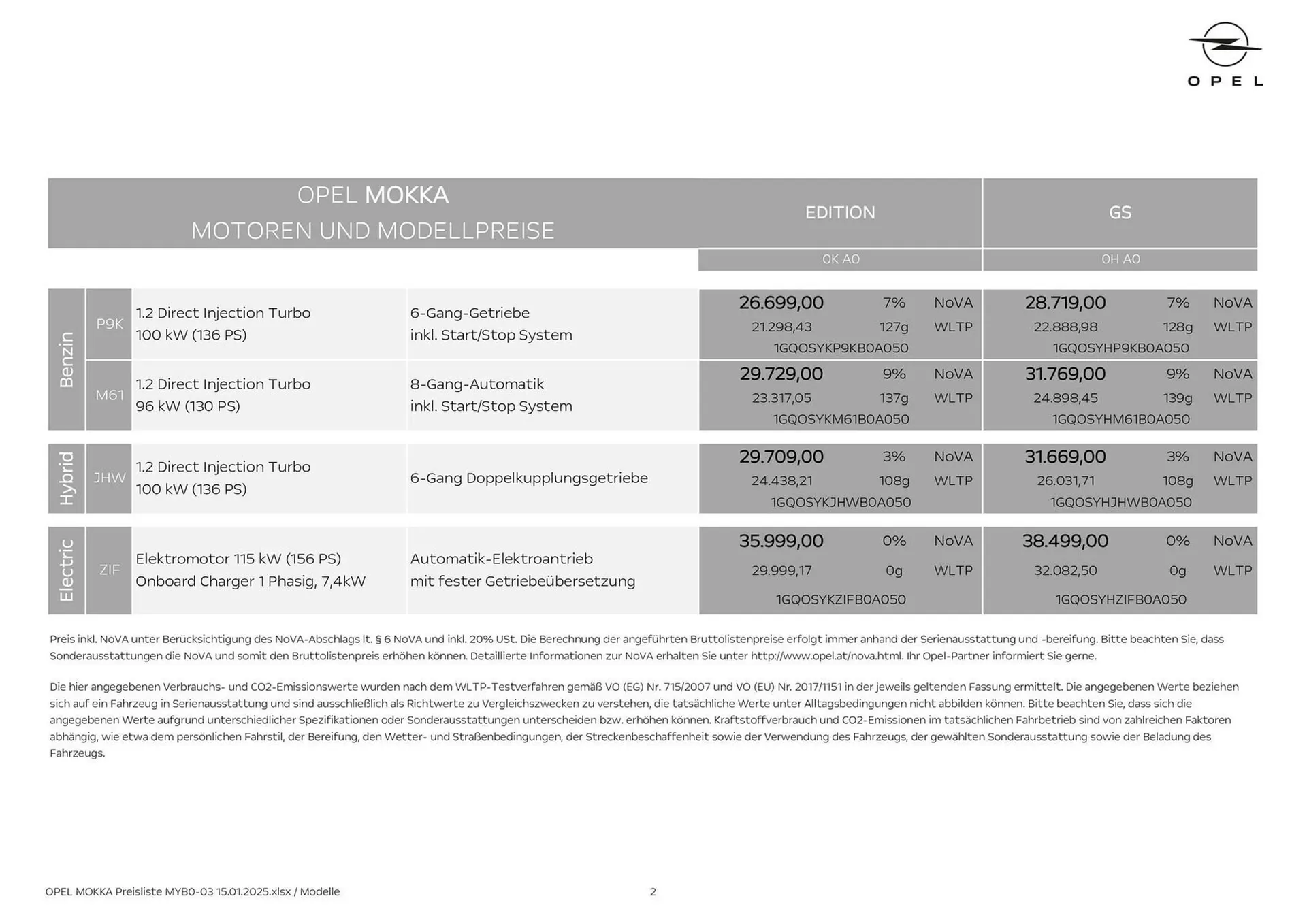 Opel Flugblatt von 8. Oktober bis 31. Oktober 2026 - Flugblätt seite 2