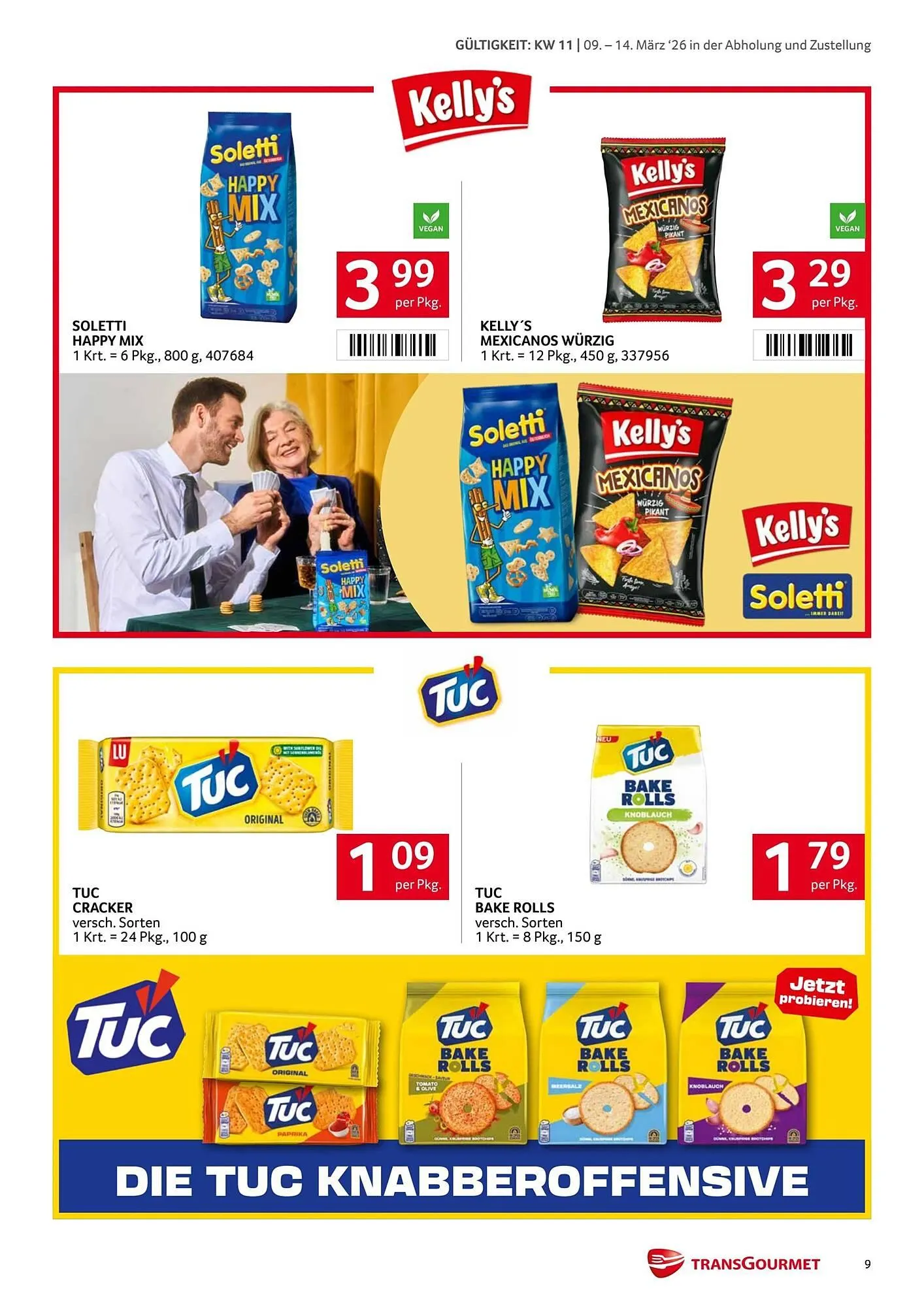 Transgourmet Flugblatt von 9. März bis 15. März 2026 - Flugblätt seite 9