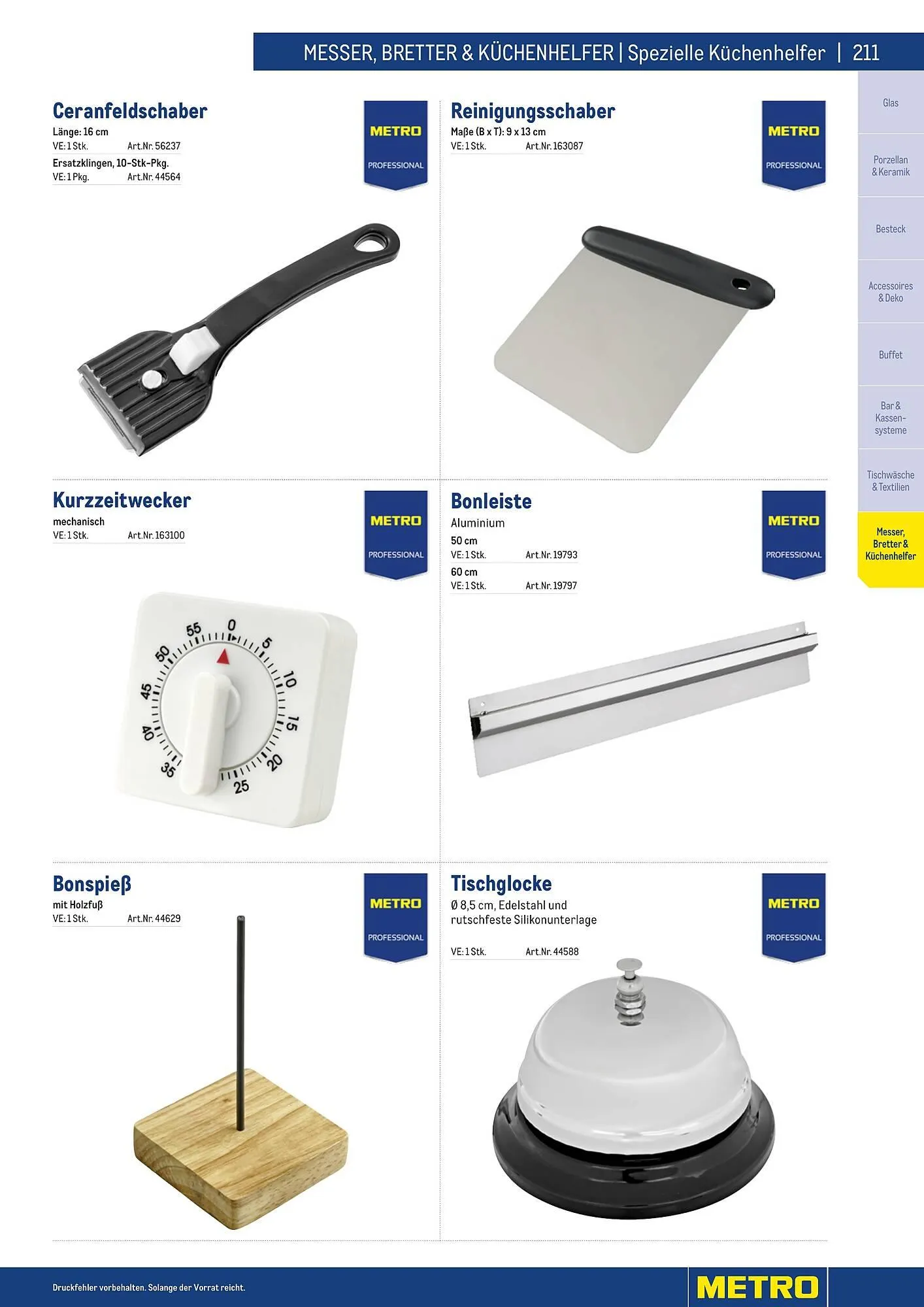 Metro Flugblatt von 25. März bis 31. Dezember 2026 - Flugblätt seite  211
