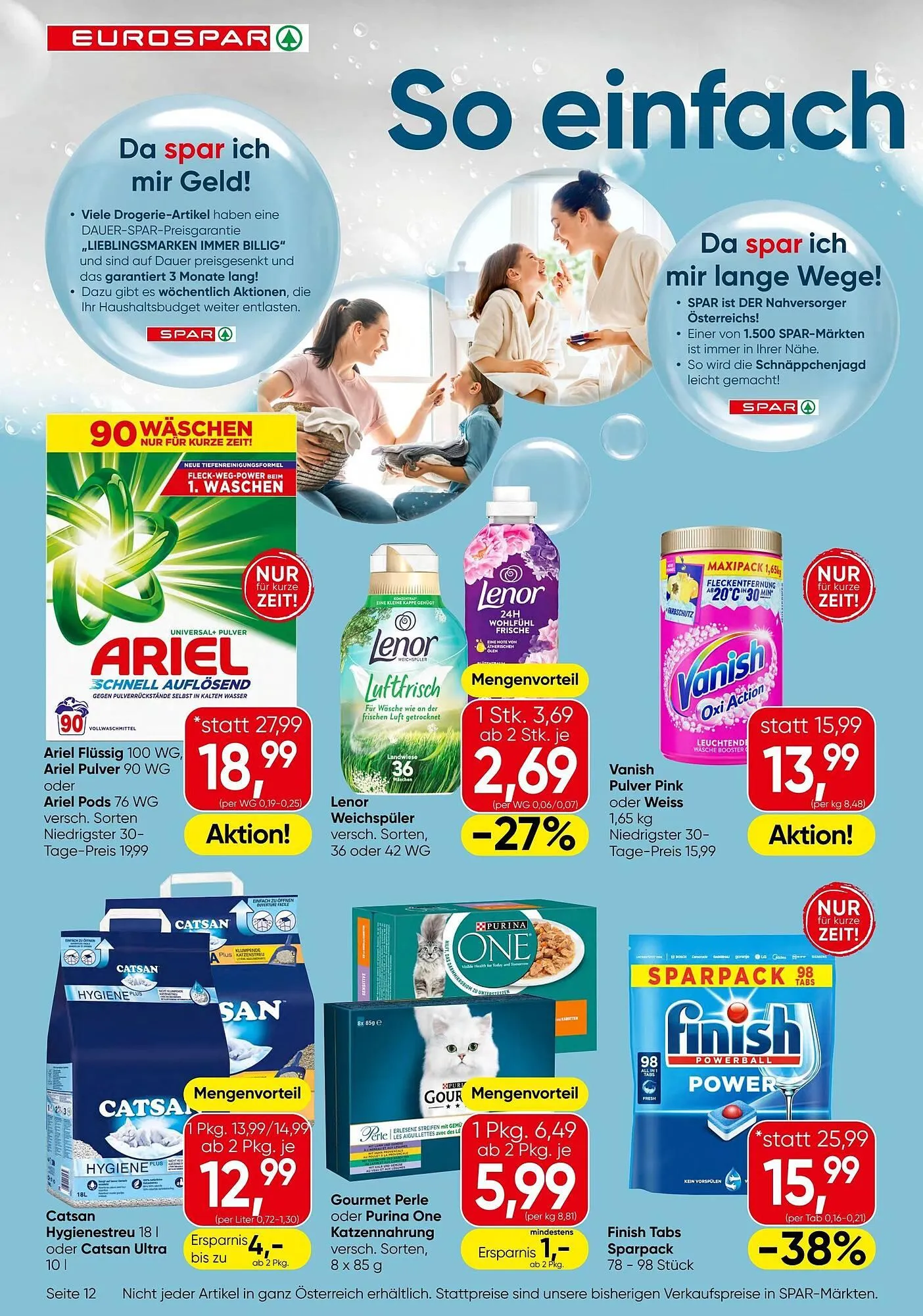 Eurospar Flugblatt von 2. Jänner bis 14. Jänner 2026 - Flugblätt seite 12