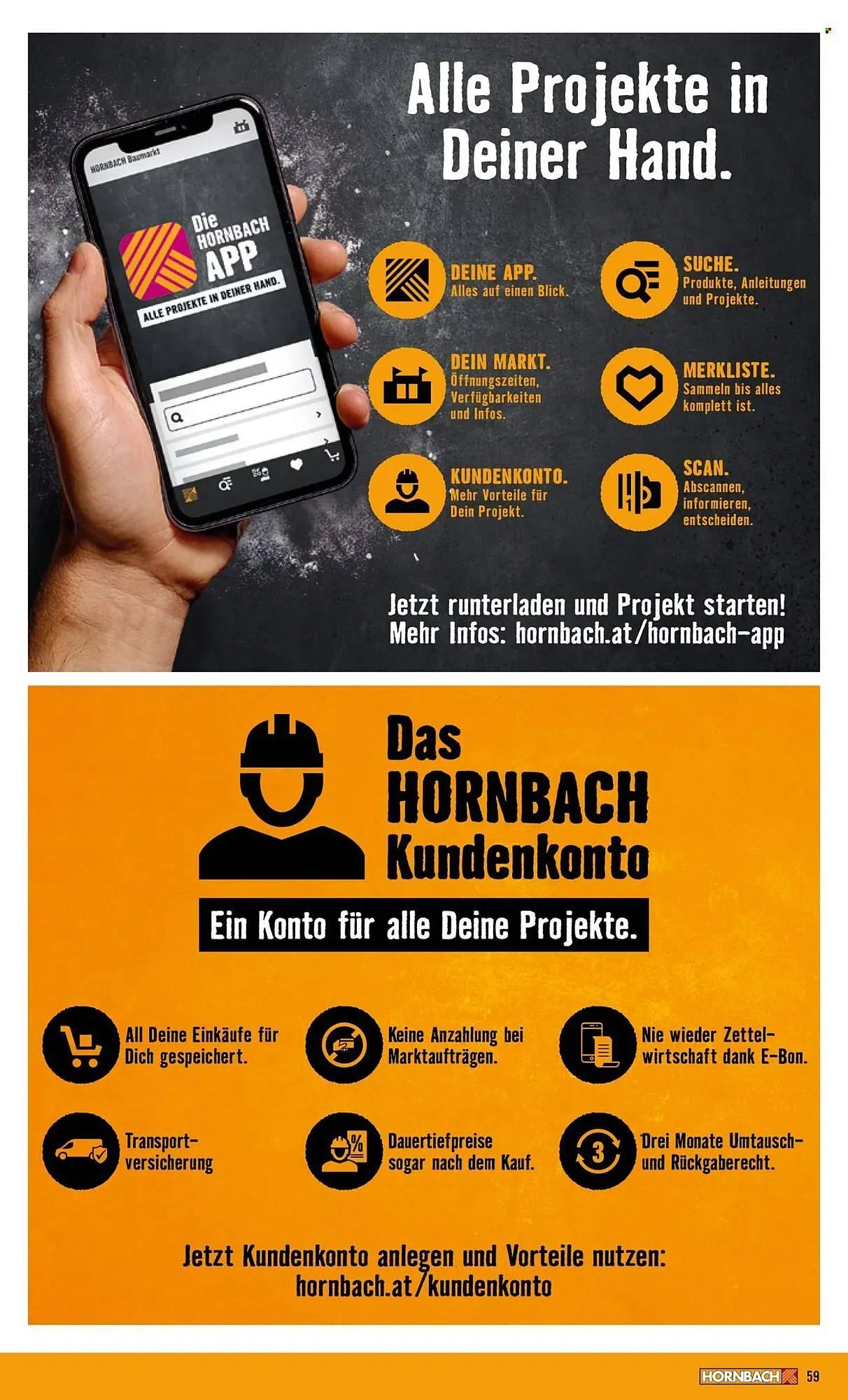 Hornbach Flugblatt von 18. Februar bis 18. März 2026 - Flugblätt seite 59