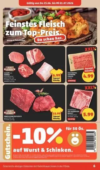 PENNY Flugblatt von 25. Juni bis 1. Juli 2026 - Flugblätt seite  6