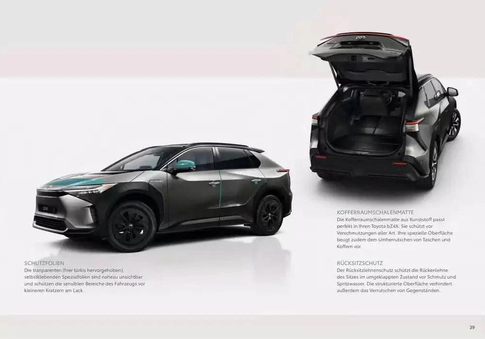Toyota bZ4X  von 7. Dezember bis 7. Dezember 2025 - Flugblätt seite  39
