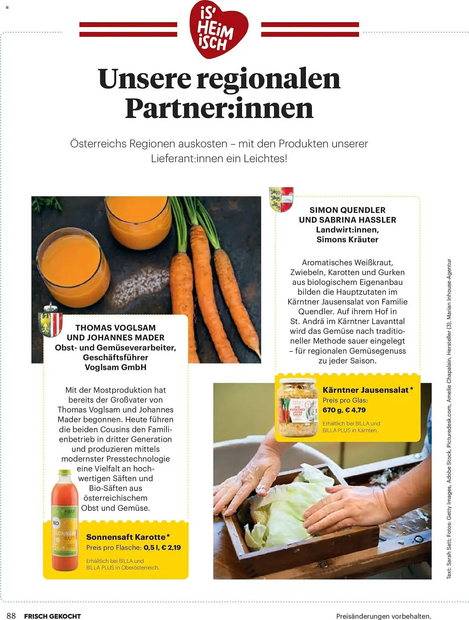 Billa Flugblatt von 1. Jänner bis 28. Februar 2026 - Flugblätt seite  84