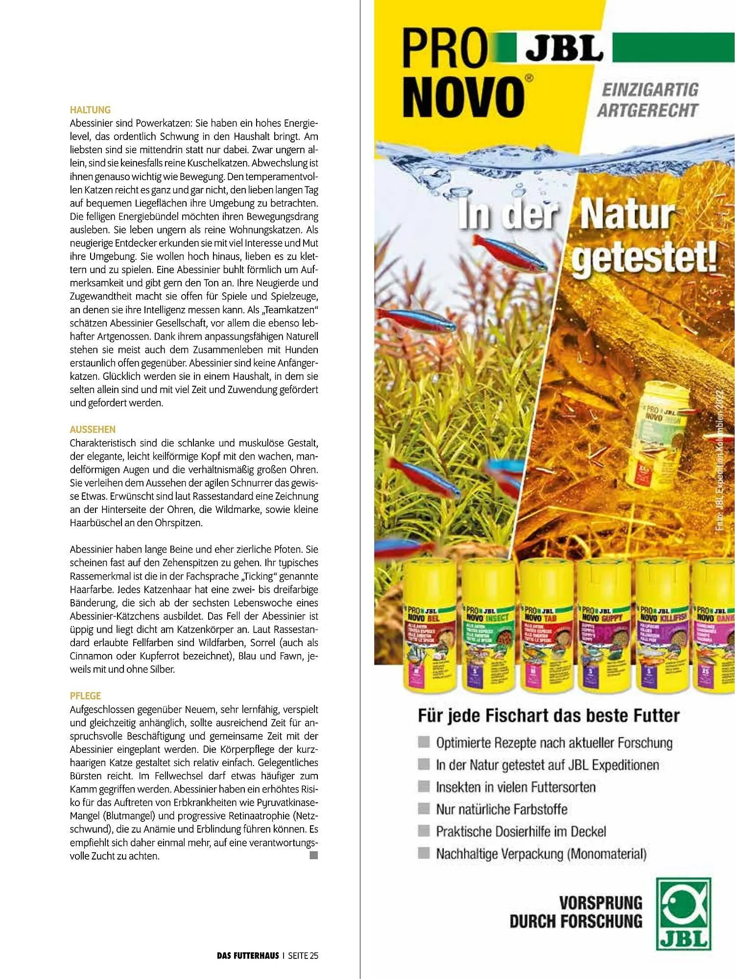 Das Futterhaus Prospekt von 16. Februar bis 8. März 2026 - Flugblätt seite 25