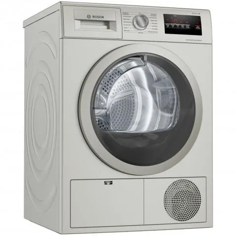 Bosch WTH85VX0 Serie 4 Wärmepumpentrockner 8 kg, silber-inox, A++ Gehäusefarbe Silber