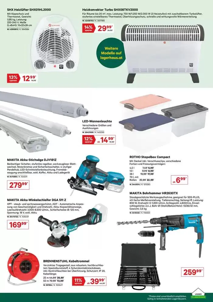 Salzburger Lagerhaus Katalog von 8. Jänner bis 15. Jänner 2025 - Flugblätt seite  3