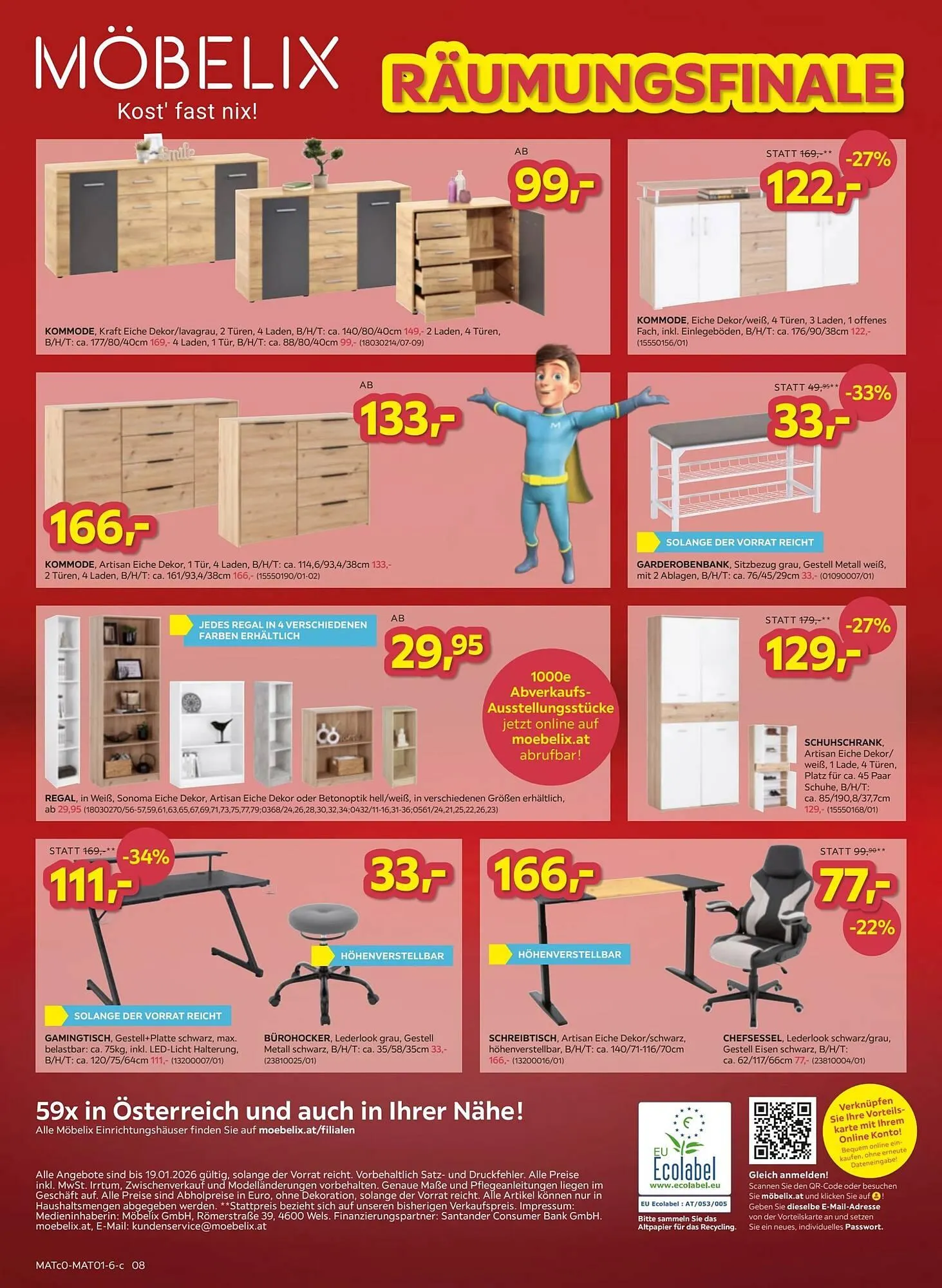 Möbelix Prospekt von 13. Jänner bis 19. Jänner 2026 - Flugblätt seite 8
