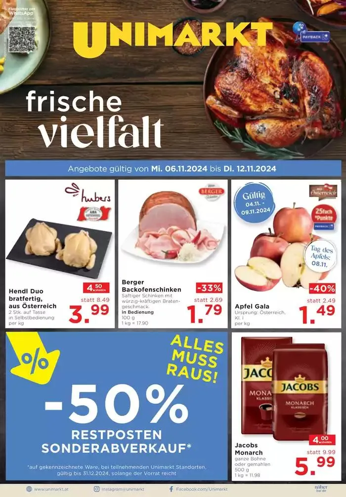 Unimarkt flugblatt - 1