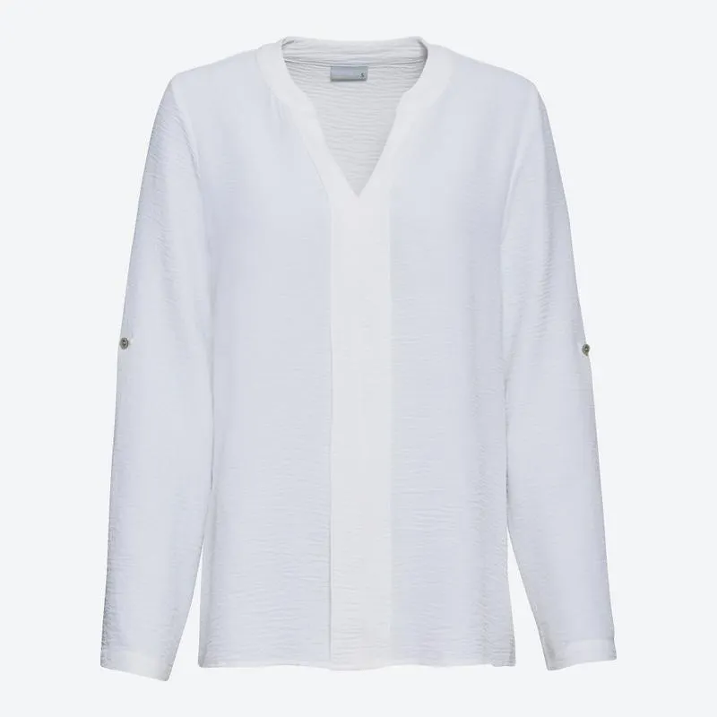 Damen-Bluse mit Rundhalsausschnitt