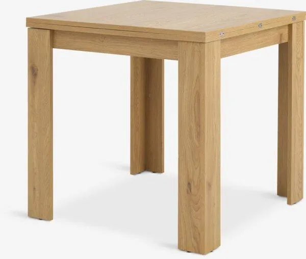 Esstisch JUNGEN 80x80/160 Eiche warm