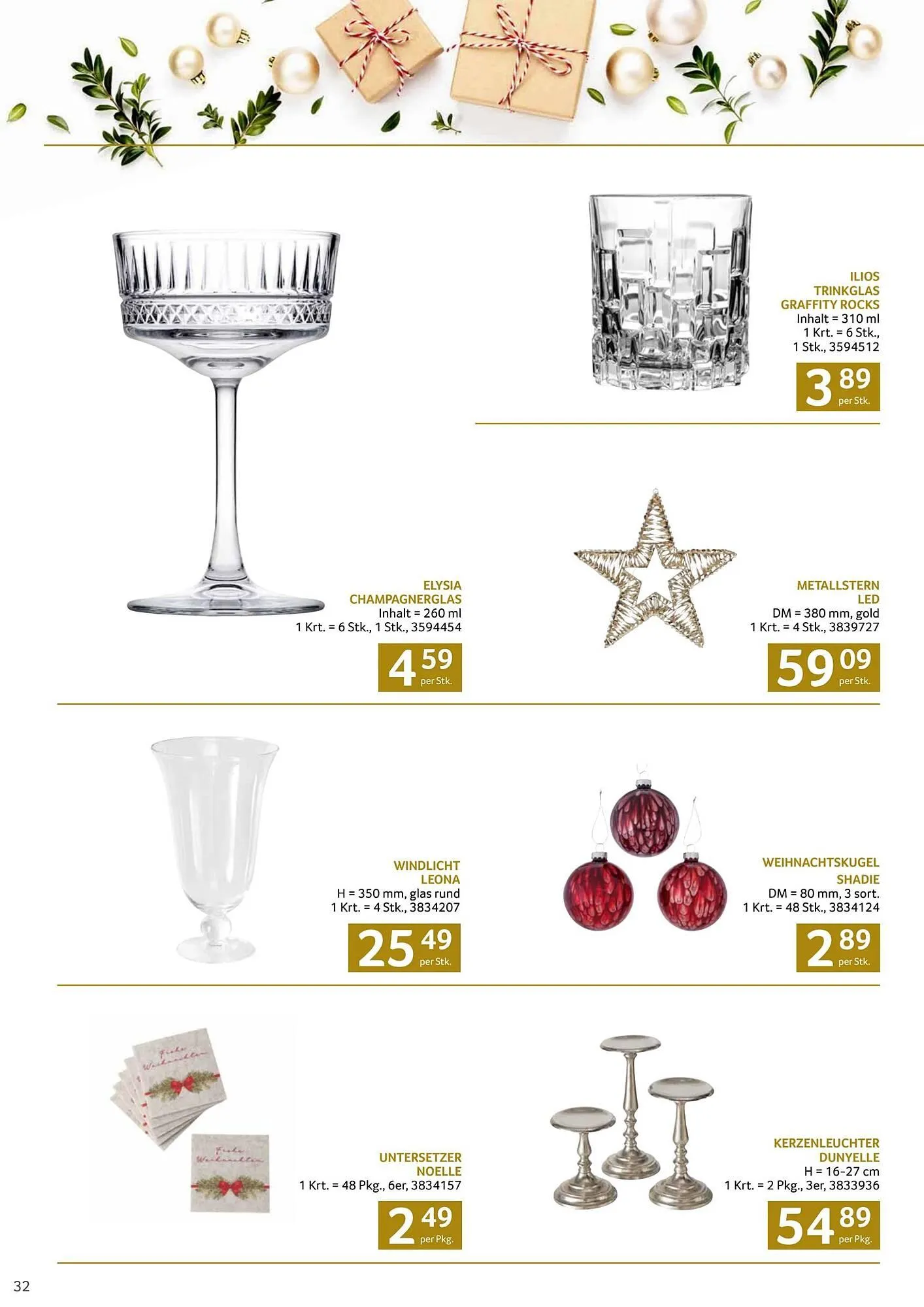 Transgourmet Flugblatt von 13. Oktober bis 24. Dezember 2025 - Flugblätt seite  32