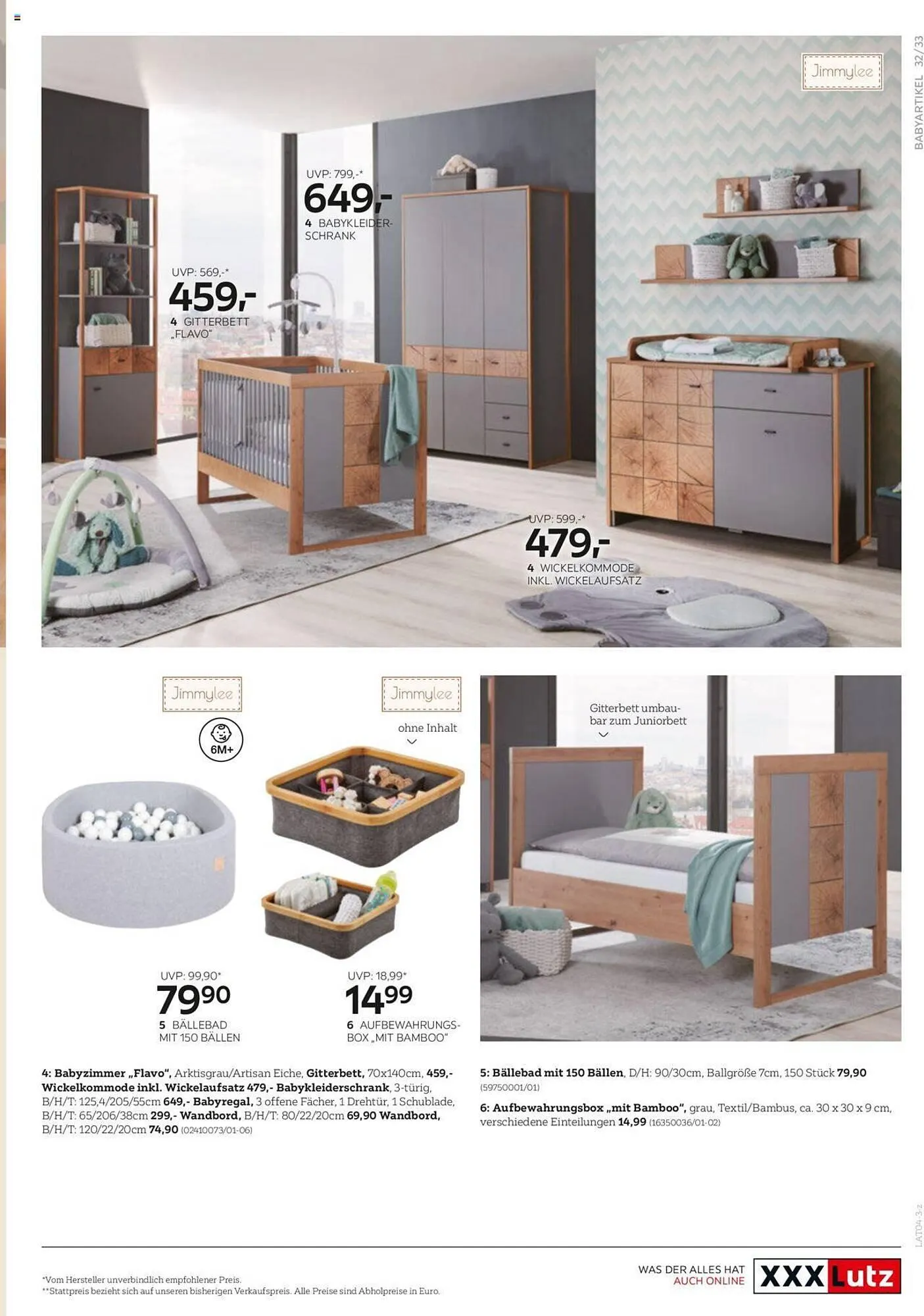 XXXLutz Flugblatt von 18. April bis 31. Dezember 2023 - Flugblätt seite  33