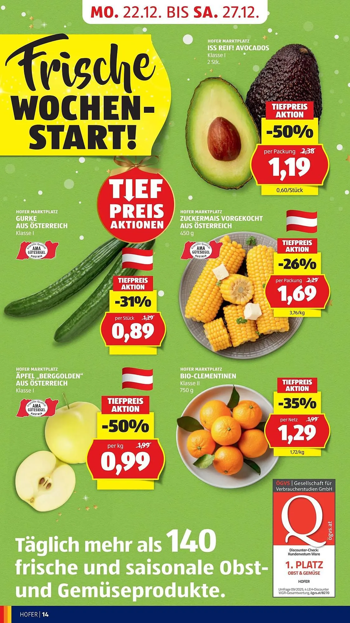 Hofer Flugblatt von 19. Dezember bis 25. Dezember 2025 - Flugblätt seite  20
