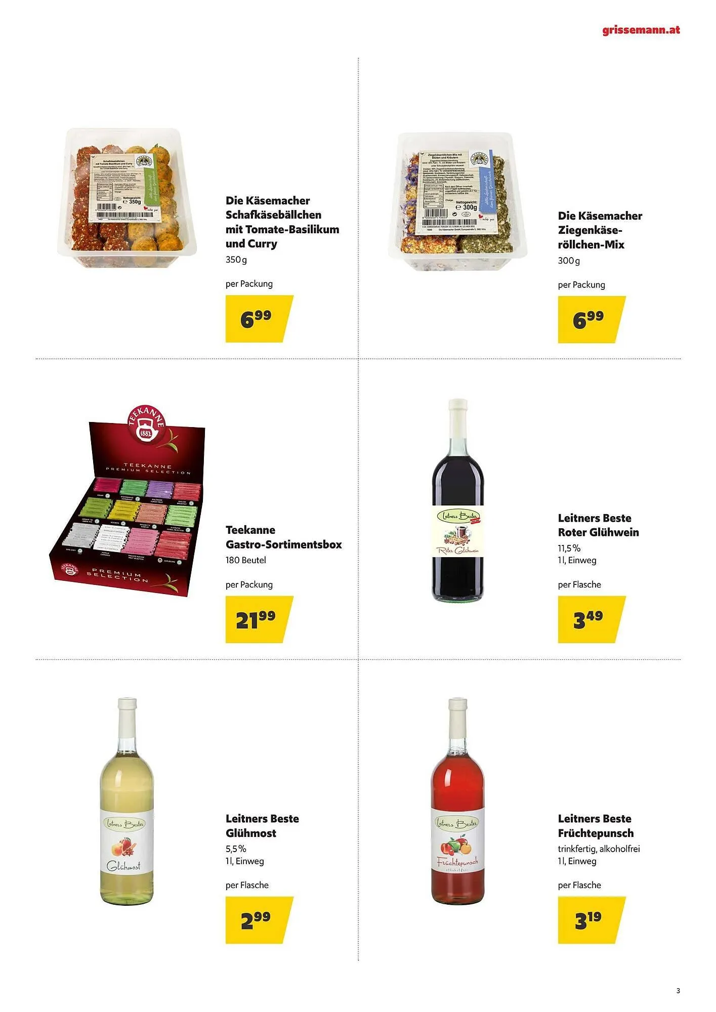 Eurogast Grissemann Flugblatt von 3. November bis 27. November 2025 - Flugblätt seite  3