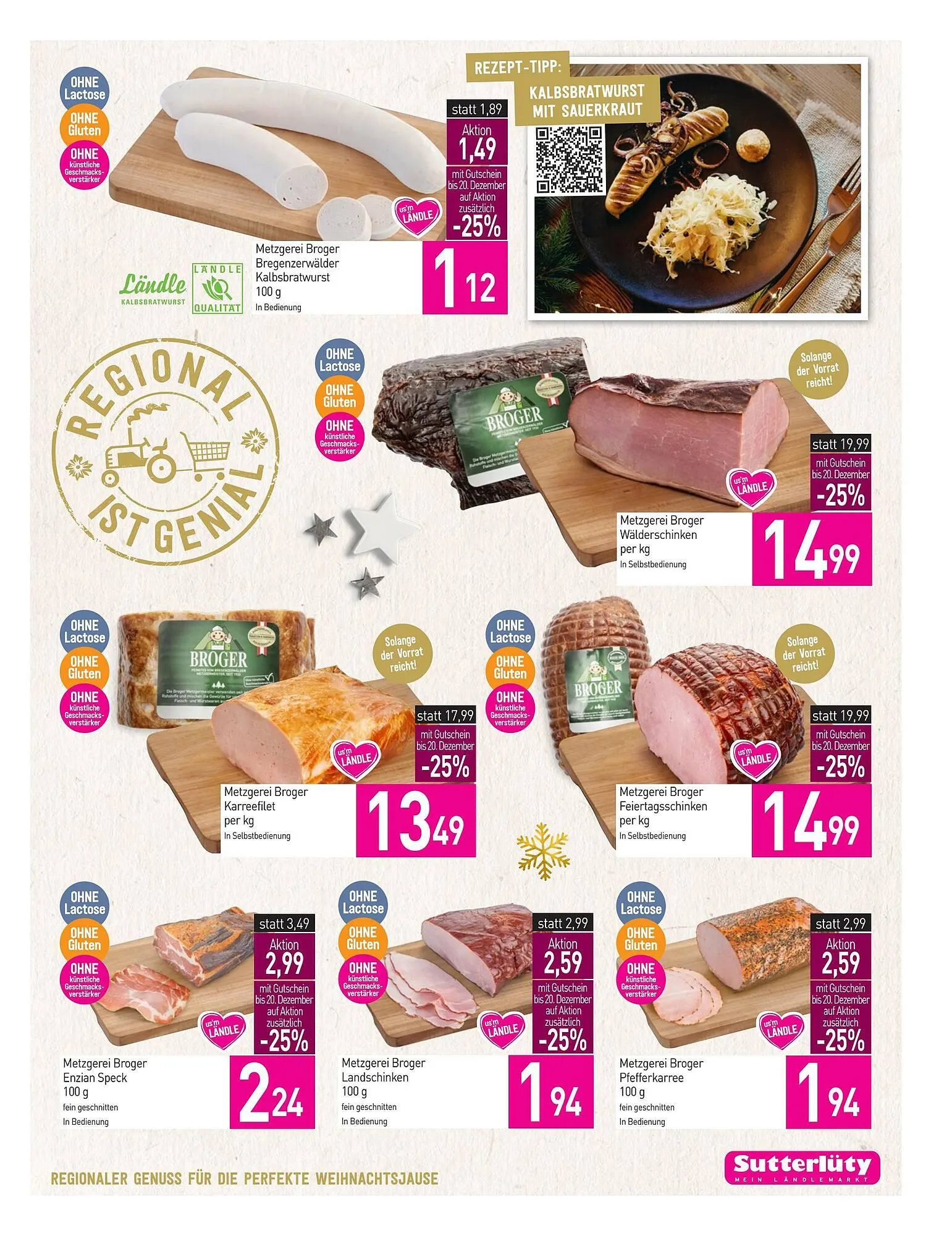 Sutterlüty Flugblatt von 11. Dezember bis 16. Dezember 2025 - Flugblätt seite  13
