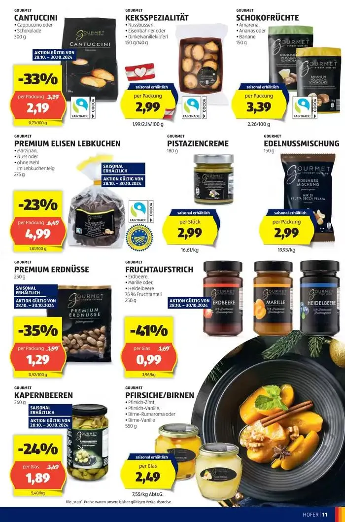 Blättern Sie online im HOFER Flugblatt von 23. Oktober bis 6. November 2024 - Flugblätt seite  13