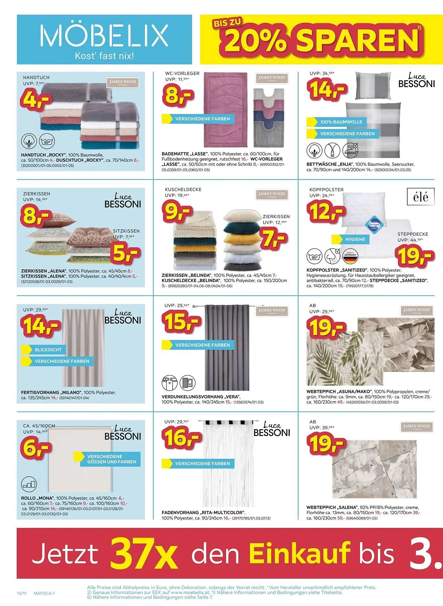 Möbelix Prospekt von 3. März bis 9. März 2026 - Flugblätt seite 10
