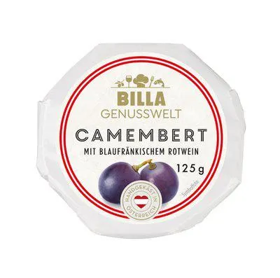 BILLA Genusswelt Camembert mit Rotwein veredelt
