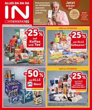 INTERSPAR Flugblatt von 15. Oktober bis 21. Oktober 2026 - Flugblätt seite 1