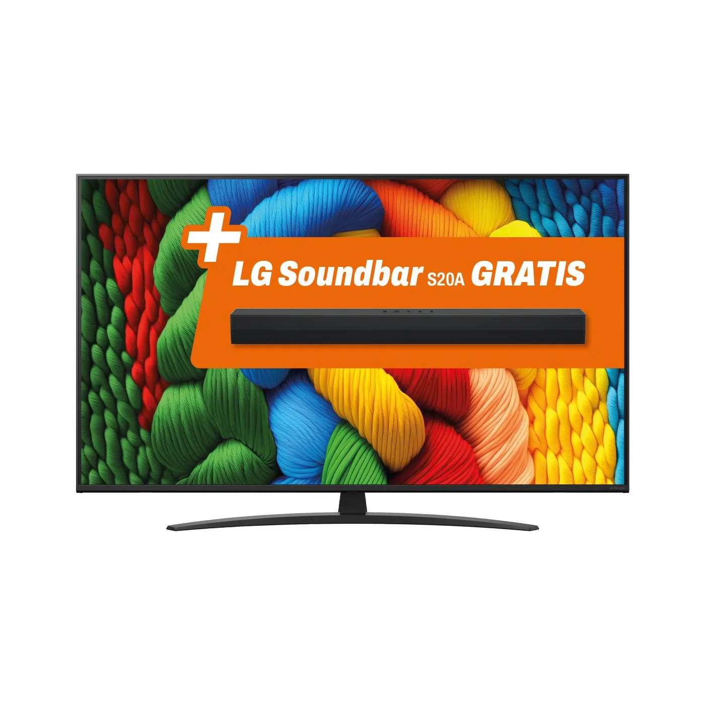 LG 55NANO81A6A + LG S20A