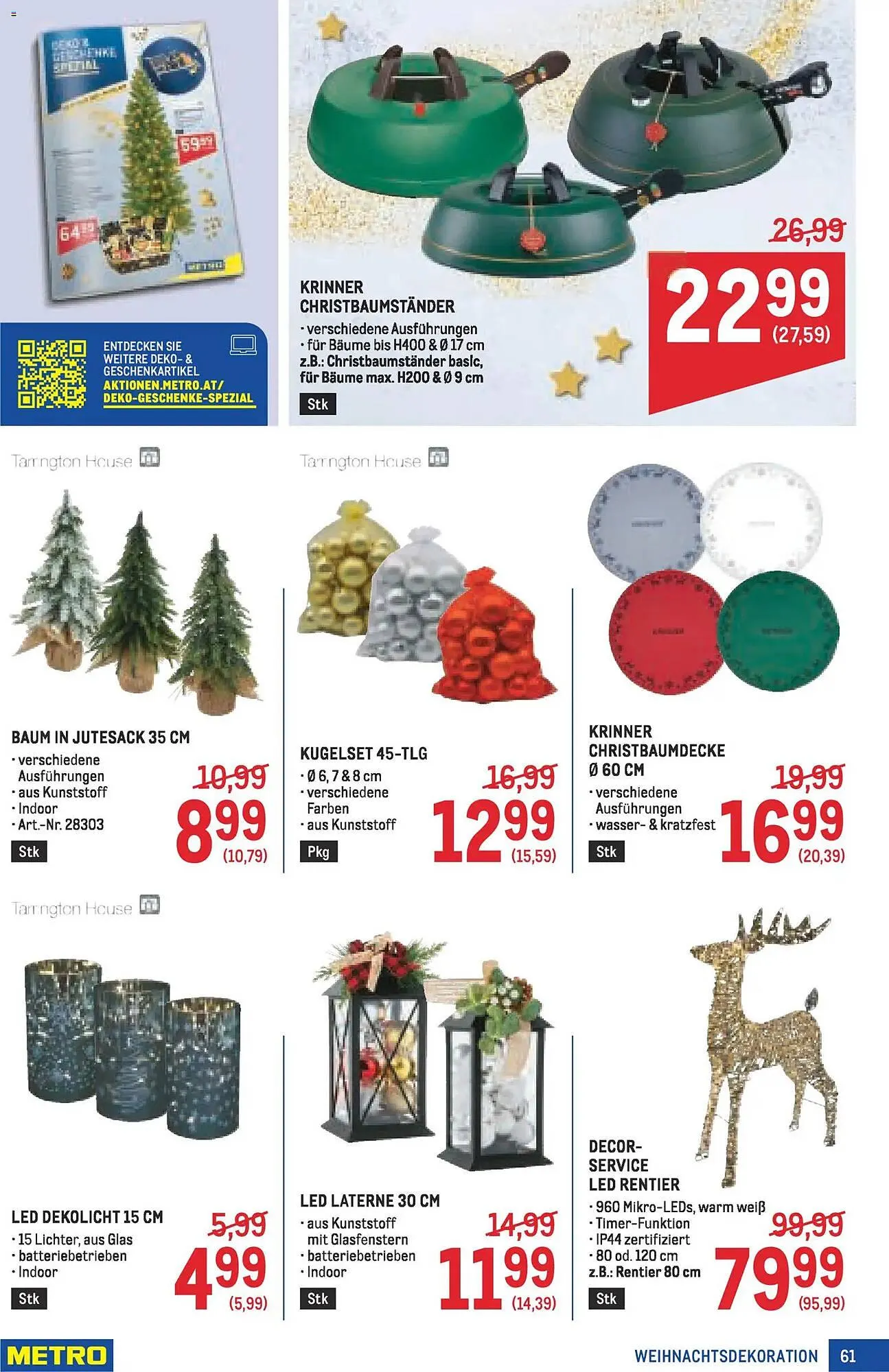 Metro Flugblatt von 27. November bis 10. Dezember 2025 - Flugblätt seite  61
