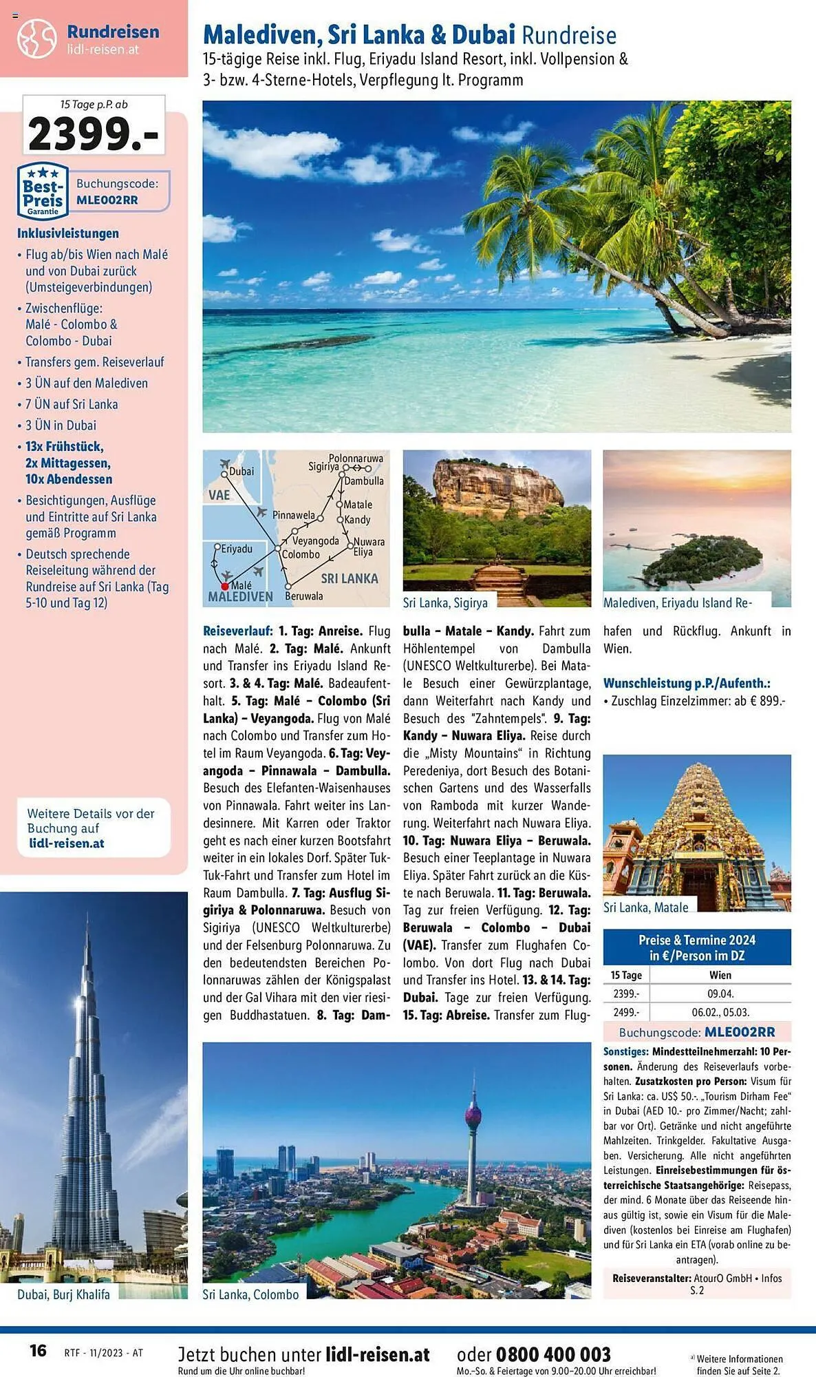 Lidl Flugblatt von 15. November bis 15. Dezember 2023 - Flugblätt seite  16