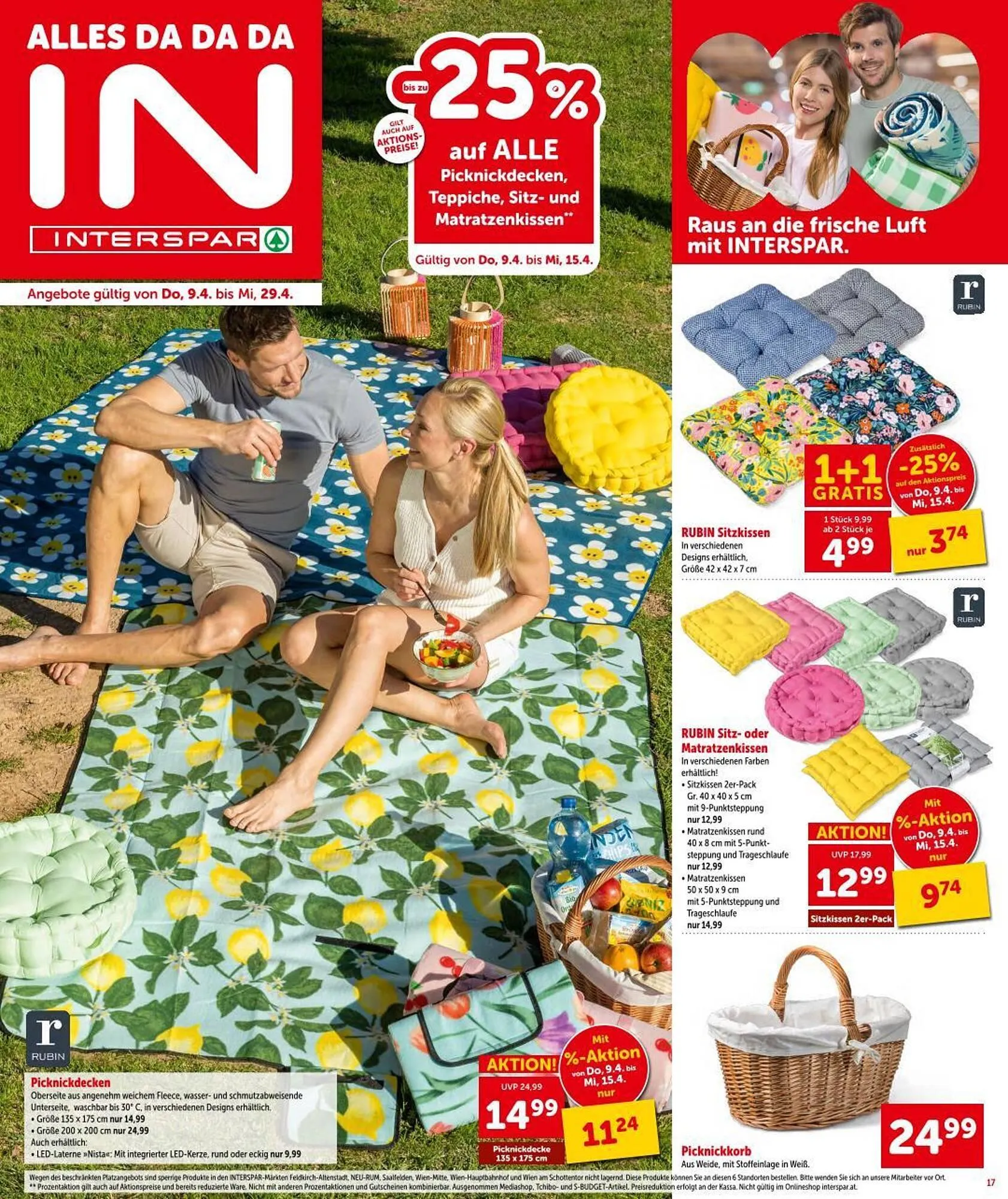 Interspar Flugblatt von 9. April bis 22. April 2026 - Flugblätt seite  17